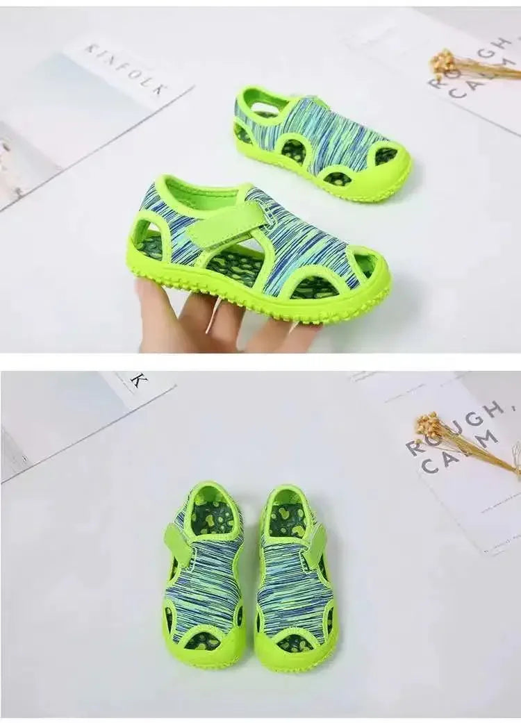 New Kid Shoes Comfort Versatile Classic Sandals Simple Light Non Slip Boy Shoes Daily Flat Trendy Girl Shoe Handsome Casual Shoe