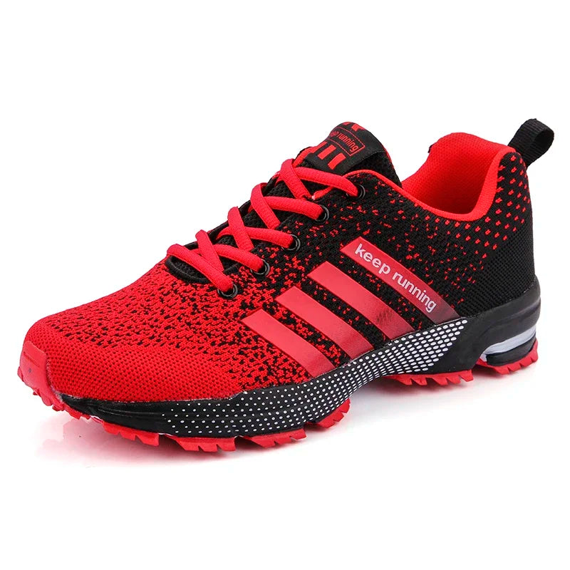New men's women's flying mesh surface spring summer breathable casual sports shoes flat vulcanized couple running big size48