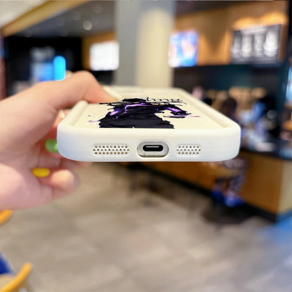 Cool S-Solo Levelings Anime Phone Case for iPhone16 15 14 13 12 11 Pro Max 16 15 14 8 7 Plus X XS Max 8 7 FE Silicone Back Cover