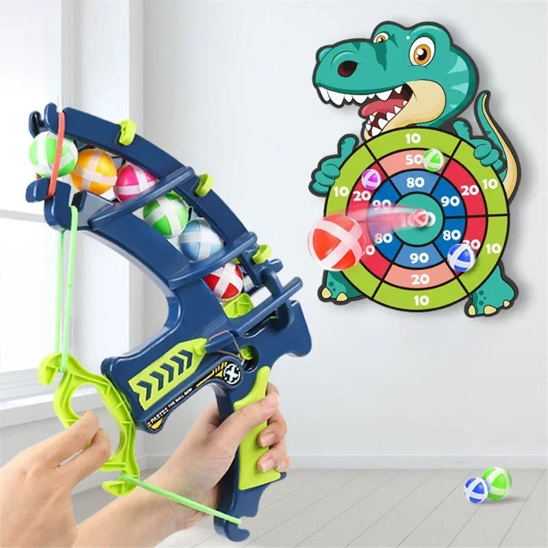 Child Educational Games Dart Board Baby Toy Stickey Ball Dart Indoor Sports Child Montessori Games for Children 3 to 7 Years