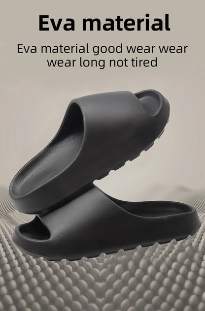 Coconut Slippers Feel like Stepping on Shit Thick-soled Sandals Summer New Non-slip Wearing Sandals（Shoebox not included）