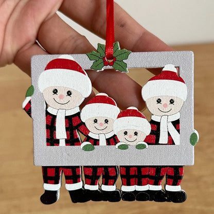Christmas Pendant DIY Personal Family Christmas Decorations For Home 2025 Navidad Christmas Tree Hanging Ornament New Year 2026