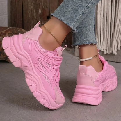Women Sneakers 2024 New Fashion Chunky Sneakers Women Outdoor Tennis Platform Sports Shoes for Women Lightweight Designer Shoes