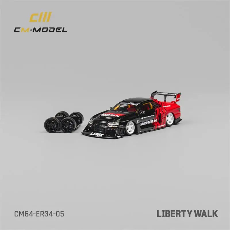 CM MODEL 1:64 S1000RR WRX STI RS7 sportback Jesko Codalunga SolusGT 765LT ER34 LBWK GT35RR Zonda Imola Model Car
