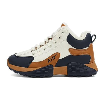 Men Platform Warm Cotton Shoes Male Thick Sneakers Winter Vulcanized Shoes Men Fashion Casual Running Shoe High Top Snow Boots
