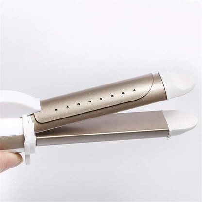 3 In 1 Gold Ceramic Hair Curling Iron Hair Curler Professional Hair Styling Tools Hair Straightener Heated Roller Multifunction
