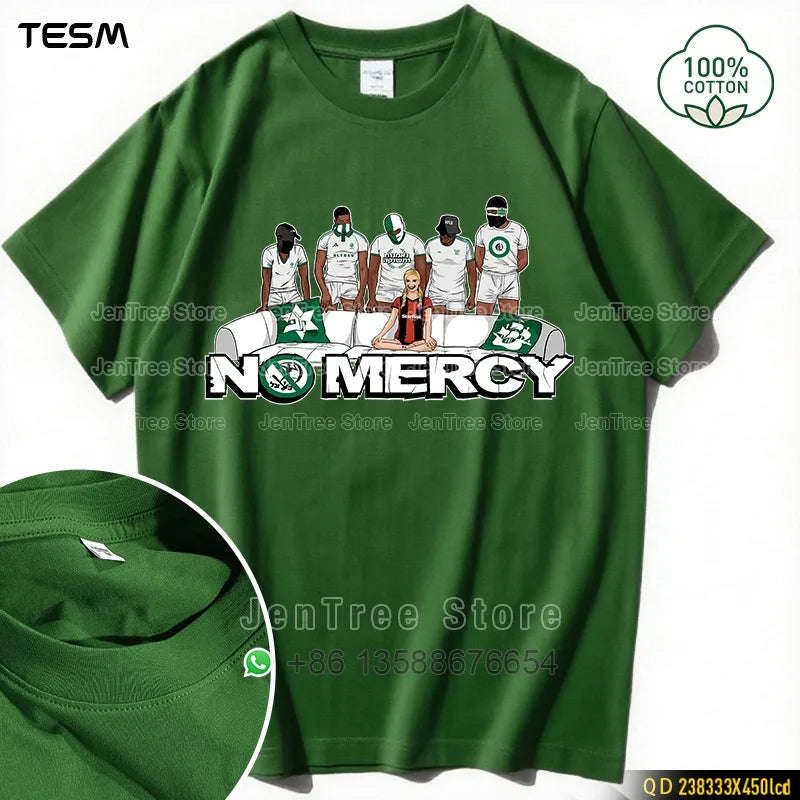 TESM Men Yellow Cotton T-Shirt Men Women Summer Streetwear Fashion Short Sleeve Couple Parent-Child Casual  Cotton Tee