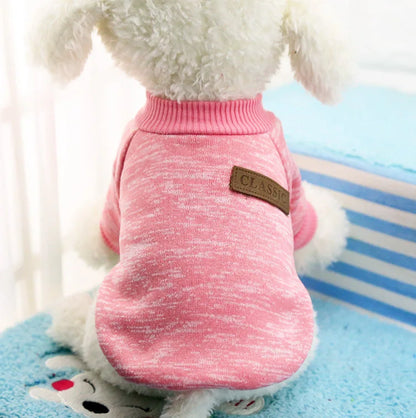 Dog Clothes For Small Dogs Soft Pet Dog Sweater Clothing For Dog Winter Chihuahua Clothes Classic Pet Outfit Ropa Perro 20-22S1
