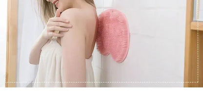 Back Massage Brush Silicone Foot Wash Body Cleaning Bathing Tool Exfoliating Shower Massage Scraper Bathroom Non Slip Bath Mat
