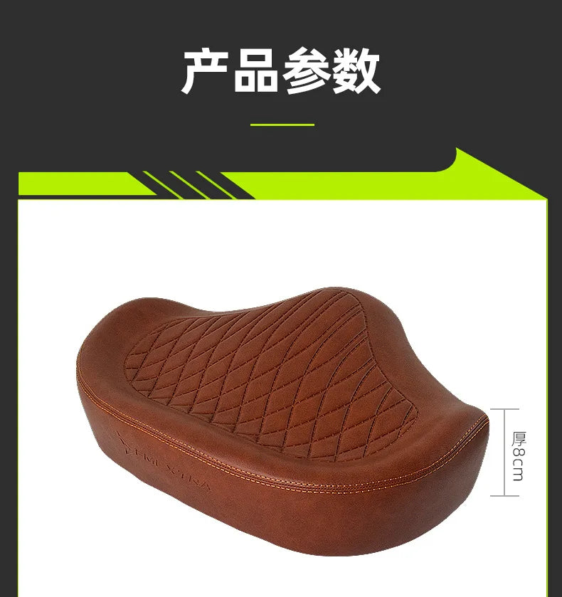 Noseless Bike Seat Cushion for Men Women Extra Padding Comfort Wide Bicycle Seat Oversized Comfortable Saddle for Peloton Bikes