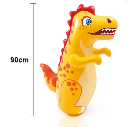 Stress-relieving Toy Kids Boxing Training Tumbler Bags Kid Inflatable Standing Punching Boxing Bag Outdoor Training Bags