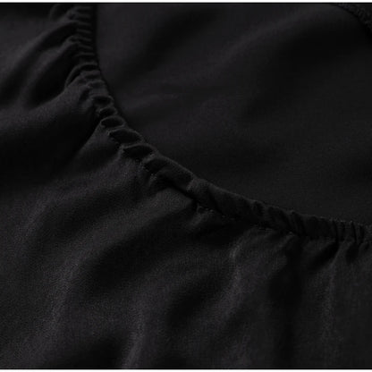 Ribbon Satin Long Party Dress Women Elegant Solid Sleeveless Female Backless Dresses 2026 Summer Autumn Lady Evening Club Gowns