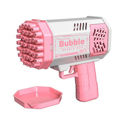 40 Hole CHILDREN'S Outdoor Toy Bubble Gun Electric Toy Blowing Bubbles (Without Bubble Water)