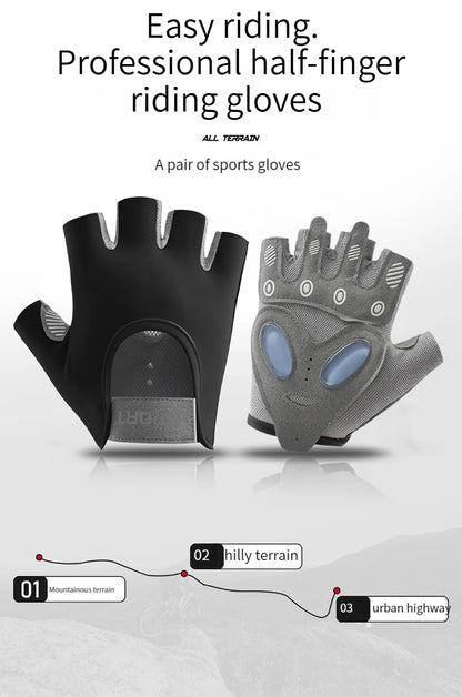 GTUBIKE 1 Pair Gym Body Building Training Fitness Gloves Sports Weight Lifting Exercise Slip-Resistant Gloves for Yoga Gloves