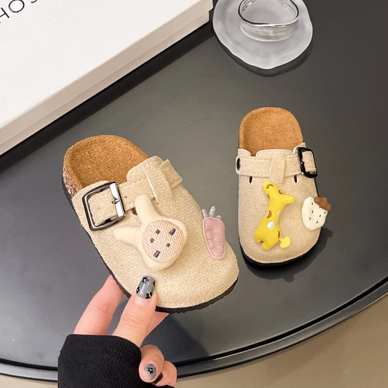 Kid's House Slippers 2025 New Cute Animal  Boy Child Slipper Non-slip Versatile Toddlers Girls Causal Flat Shoes Fashion Cartoon