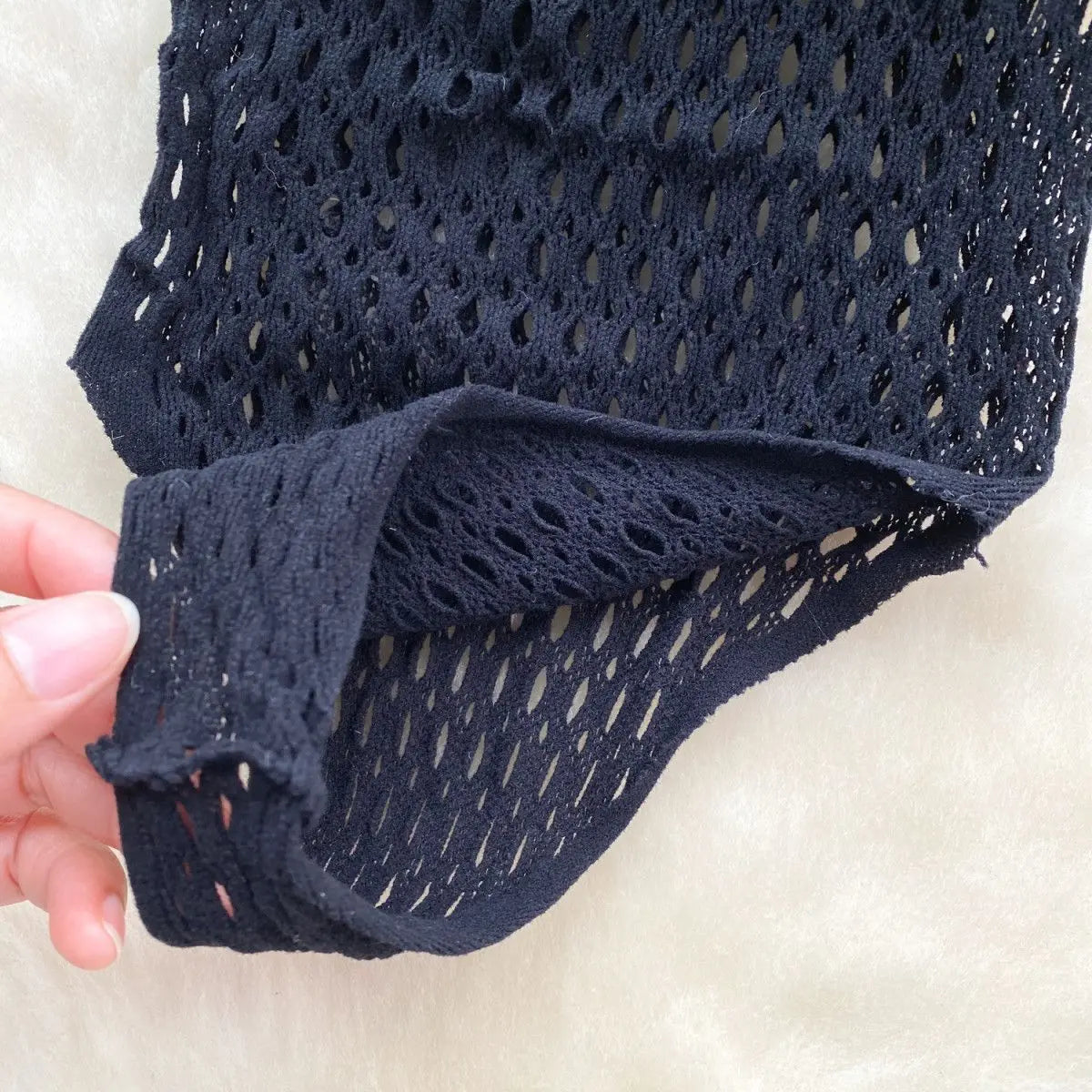 High Elastic Hollow Out Bodycone Women's Pajamas Sexy Erotic Lingerie Halter One-Piece Slim Jumpsuit Bodysuit Black Nightwear