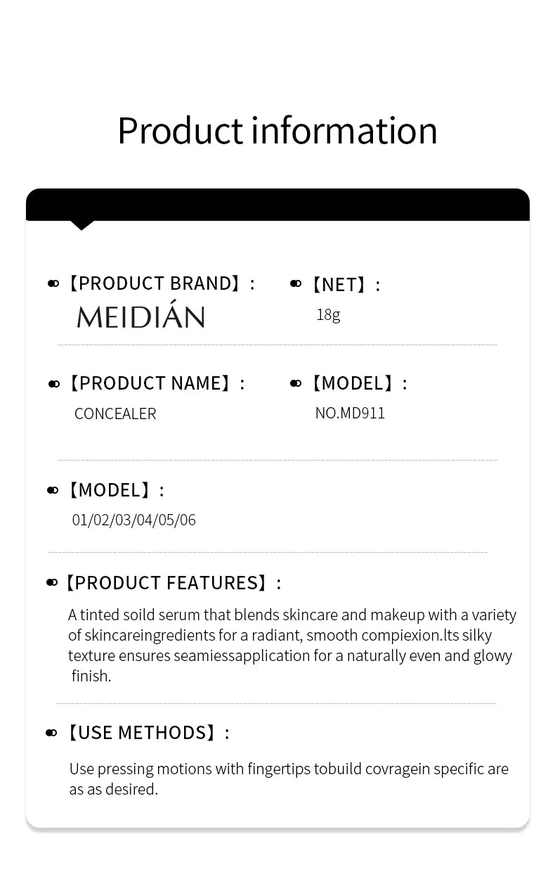 Bronze Foundation Stick Serum Boosted Skin Tint Silky Texture Moisturizing Coverage Concealer Base Even Skin Tone Makeup