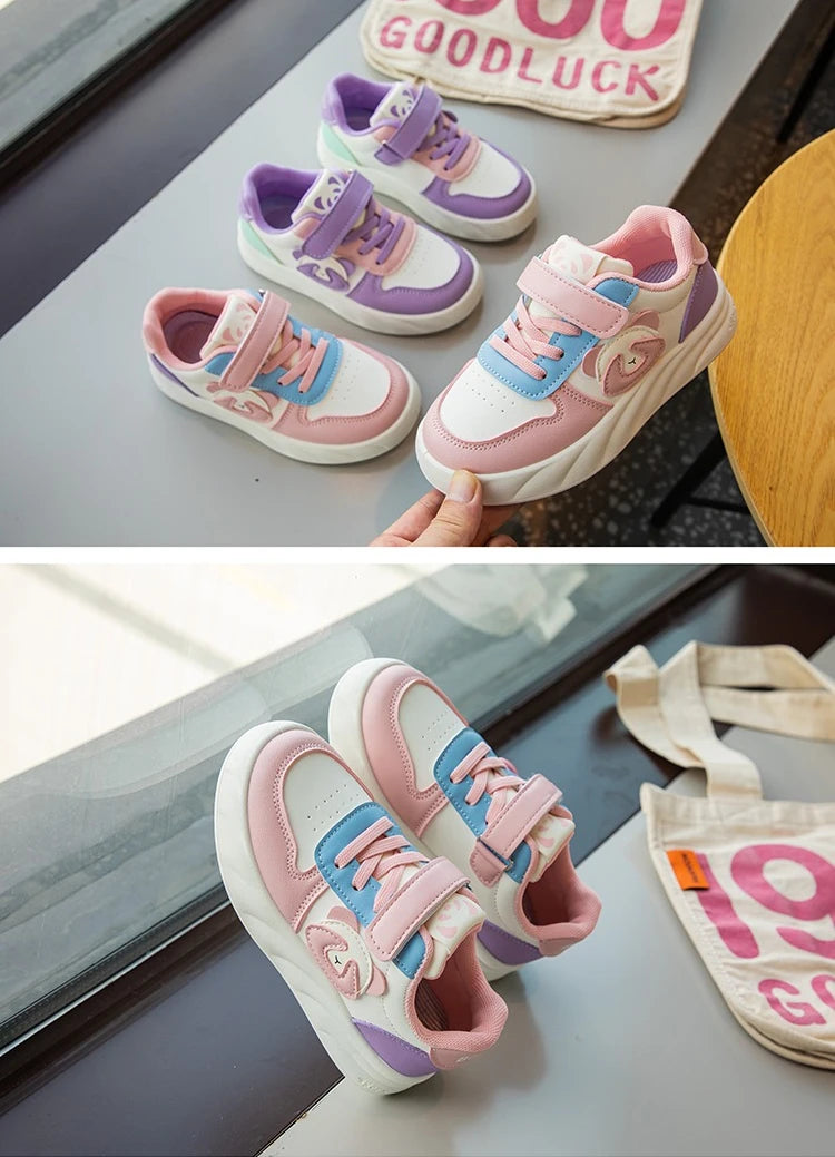 Kids' Sports Shoes Non-Slip Boys Girls Casual Shoes Sneakers Soft Sole 2025 New Children  Running Shoes Cute  Panda Comfortable