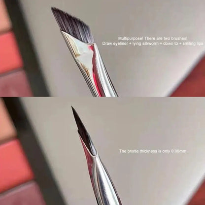 Upgrade Eyeliner Brush Ultra Thin Fine Angle Flat Eyebrow Brush Under The Eyes Place Precise Detail Brush
