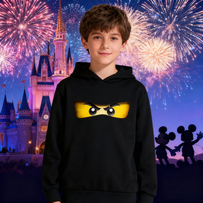 Fashionable Children's Hoodies Cartoon Ninja Hoodies for Boys and Girls Warm and Casual Children's Clothing for Autumn AndWinter