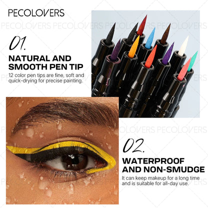 Quick-Drying Long-Lasting Liquid Eyeliner,Waterproof&Sweatproof,Eyeliner Pencil,Perfect Gift, Necessary for Makeup