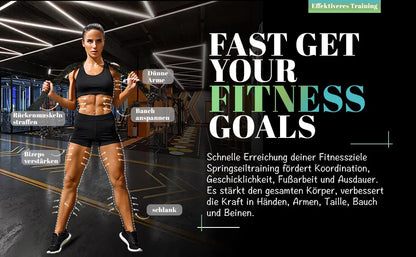 25 mm*3 M Weighted Jump Rope For Fitness Heavy Jump Rope 10ft  Women Men Workout Battle Ropes Fitness Training Skipping Rope