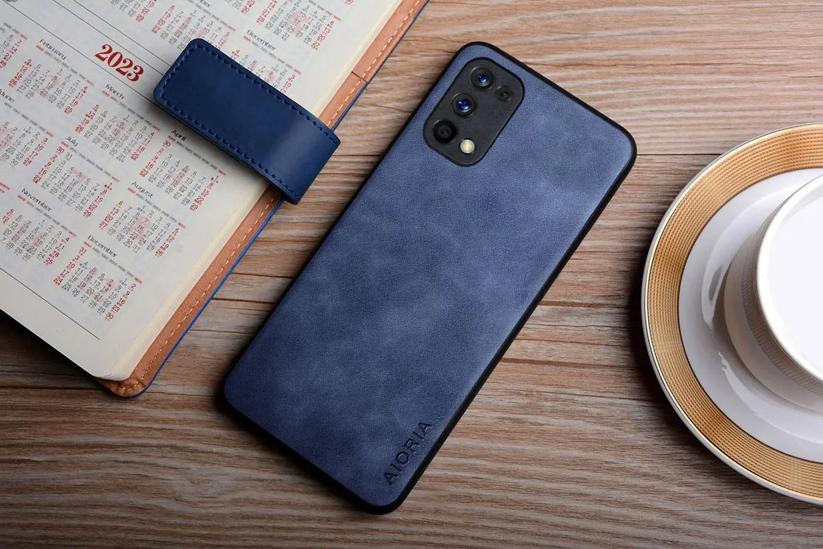 Leather Case for Realme 7 6 5 Pro 6S 5S 6i 5i smooth feel fingerprint proof cover