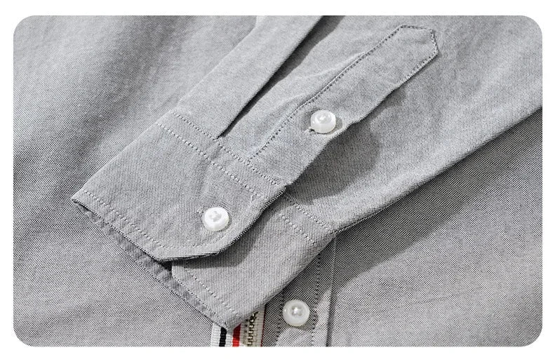 Fashionable Retro Striped Men's Long Sleeve Shirt Casual Handsome Outerwear Korean Style Spring Autumn Wear from Mainland China