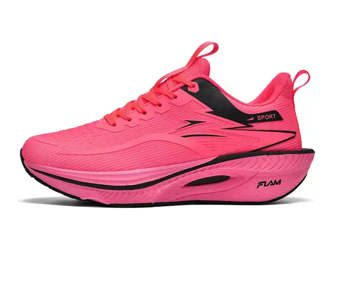 Marathon Sneakers Men Running Shoes Anti-slip Comfortable Racing Carbon Board Training Mesh Tennis Shoes Casual for Women 2026