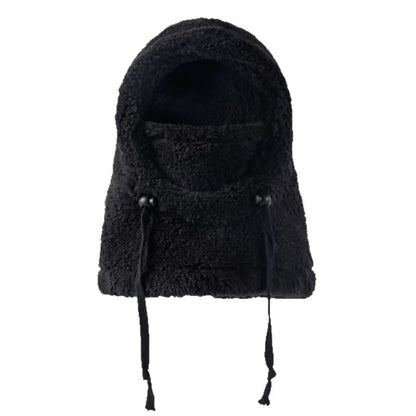 New warm children's ear and neck protection one-piece cap, thickened winter skiing and cycling face mask, windproof head cover