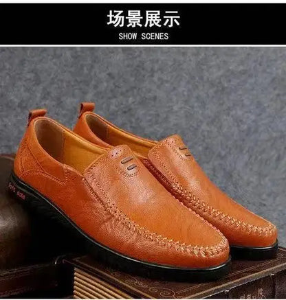 Man Summer Sneakers High Quality Handmade Leather Luxury Men's Shoe Casual Outdoor Flat Bottom Driving Shoes Zapatos De Hombre