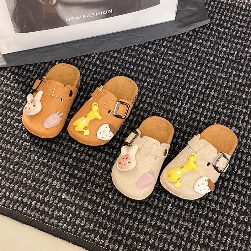 Kid's House Slippers 2025 New Cute Animal  Boy Child Slipper Non-slip Versatile Toddlers Girls Causal Flat Shoes Fashion Cartoon