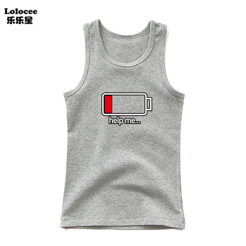 Boys Sleeveless Vest Kids Letter Print Summer 2025 Casual Tank Top Teenagers Singlet Children Camisoles Clothing