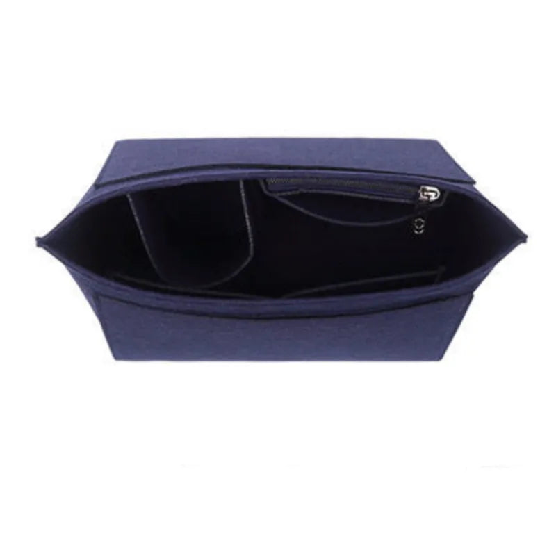 Felt Insert Bag Fits For Longchamp Handbag Liner Bag Felt Cloth Makeup Bag Support Travel Portable Insert Purse Organizer