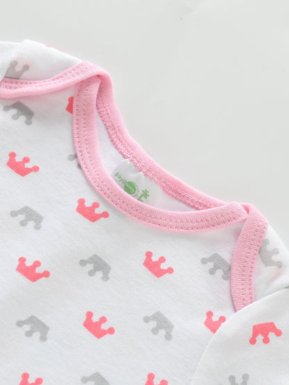 3PCS Infant Baby Cute Graphic One-piece Clothes For Boys And Girls, Newborn Pure Cotton Summer Romper newborn clothes