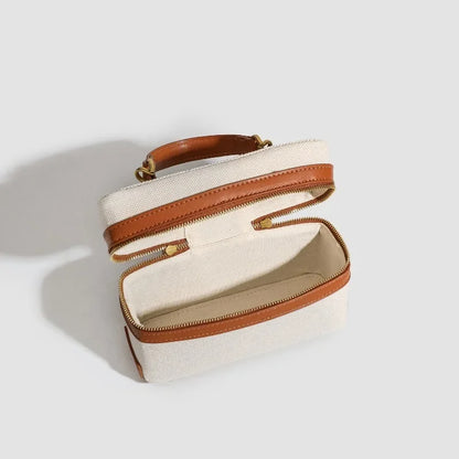 Fashion Box Women Handbags Designer Thick Canvas Shoulder Crossbody Bags Casual Spring And Summer Small Purses 2024 Bolso Mujer