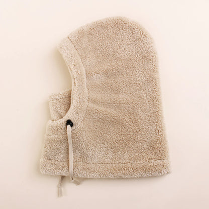 4-14Y Kids' Warm Ear-Protecting Neck Warmer Hat, Thickened Winter Ski Cycling Face Mask Windproof Beanie