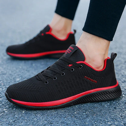 Summer Breathable Men's Casual Shoes Mesh Breathable Man Casual Shoes Fashion Moccasins Lightweight Men Sneakers Hot Sale 36-48