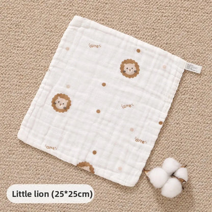 2PCS.Newborn 100% Cotton Gauze Burp Cloths—Ultra-Soft Baby Washcloths.Breathable,skin-friendly, super absorbent&easy to clean.
