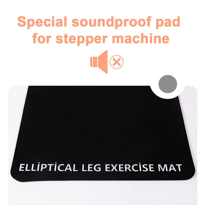 Ellipse Leg Exerciser Machine Mat Seated Foot Pedal Exerciser Mat Soft Stepper Floor Mat Enhance Stability for Fitness Sports
