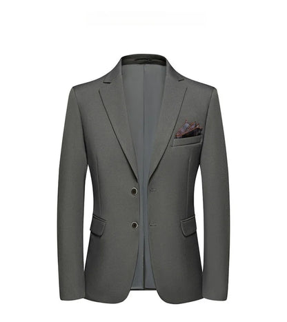 Blazer's New Men's Fashion Outdoor Travel Solid Color, Youthful Wedding, Hosting, Campus Slimming, Casual Korean Version Blazer