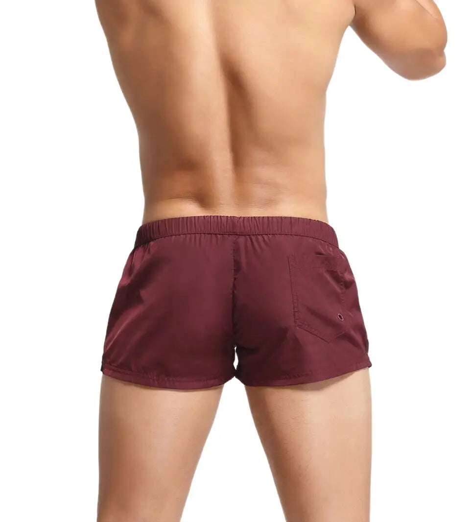 SEOBEAN Men's Quick Dry Swimwear Beach Shorts Summer Surf Fitness Board Trunks Gym Short Pants Male Clothing