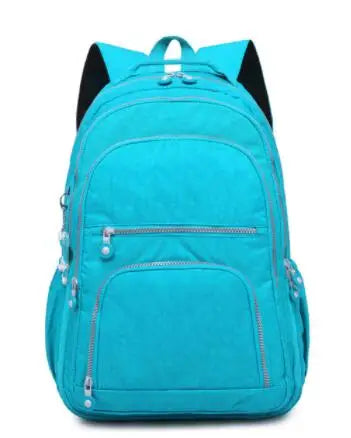 Mochila Feminina School Backpack for Teenage Girl 2025 Travel Back Packs Bag Women Nylon Waterproof Laptop Bagpack