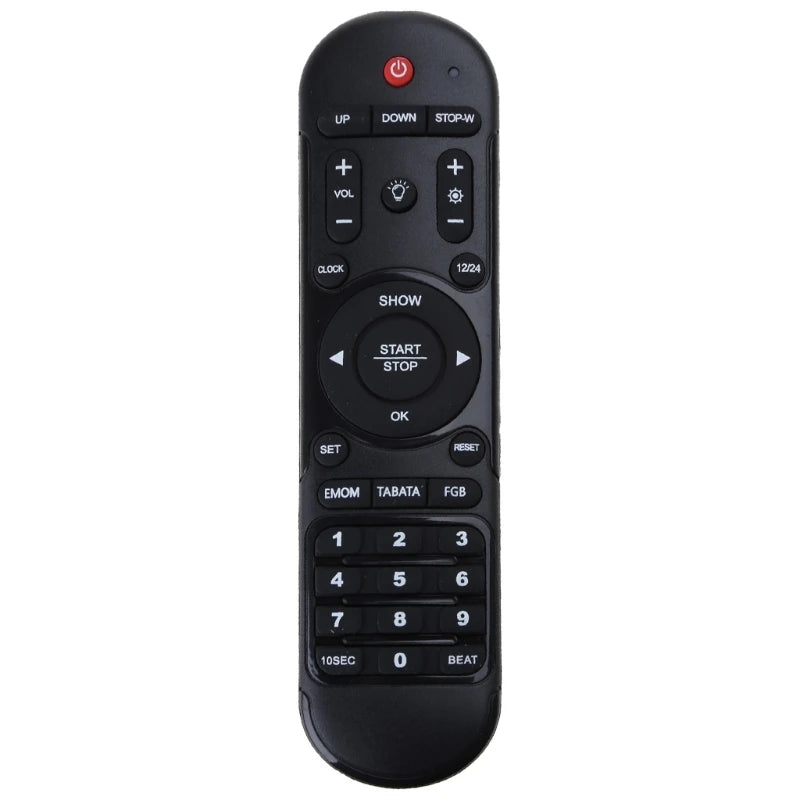 Gym Timer, Interval Clock with Clear LED, Crossfits Timer Countdown/Up Stopwatch, Wall Workout Timer with Remote for Gym