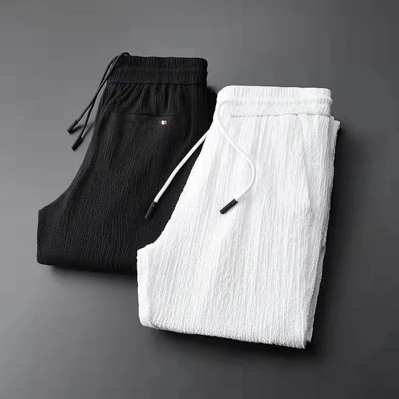 2024 Summer and Autumn New Fashion Suit Men's Long sleeved High end Quality Casual Set Korean Edition Casual Two Piece Set
