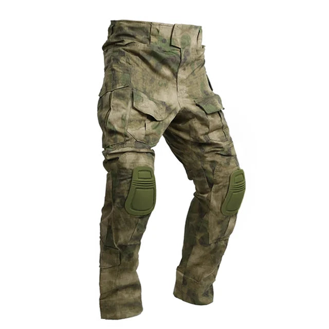 Men Tactical Suits Outdoor Paintball Clothing Uniform Shooting Combat Camouflage Shirts Cargo Knee Pads Pants