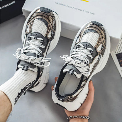 Sneakers Women Trends  Platform Shoes Lightweight Outdoor Sports Shoes Breathable Running Shoes Lace Up Casual