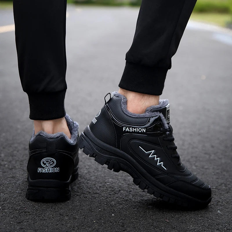 Men Winter Boots Shoes Warm Fashion Sneakers 2025 Winter Outdoor High Quality Casual Shoes Men Botas De Hombre Men Snow Boots