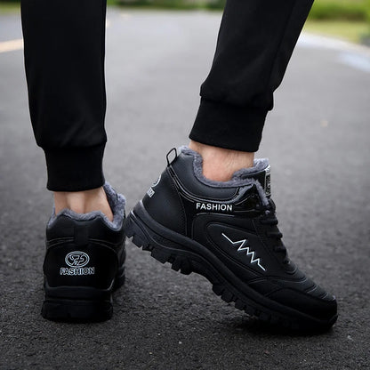 Men Winter Boots Shoes Warm Fashion Sneakers 2025 Winter Outdoor High Quality Casual Shoes Men Botas De Hombre Men Snow Boots