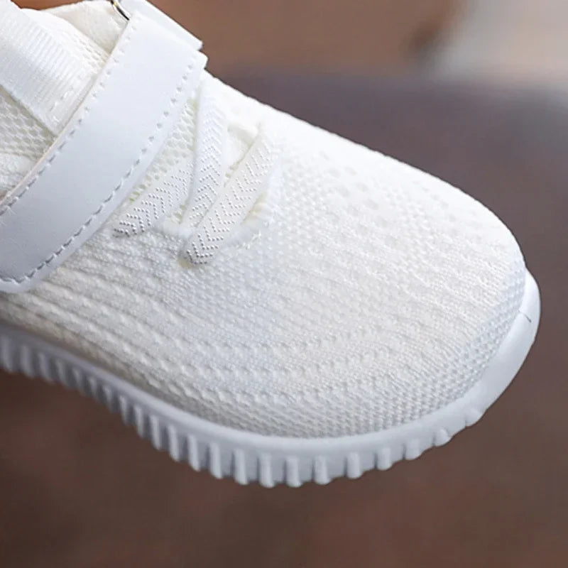 Spring Kid Shoes New Fashion Versatile Girl Sneakers Comfort Soft Sole Anti Slip Simple Boy Shoe Breathable Classic Casual Shoes